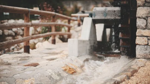 Mill on the water Stock Footage 92017647