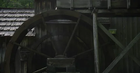 Mill Wheel Stock Footage 50943730