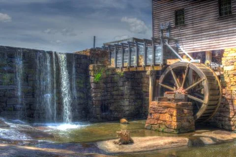 The Mill Wheel 스톡 사진