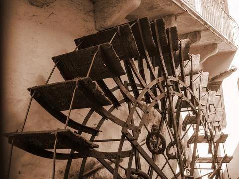 Mill wheel Stock Photos