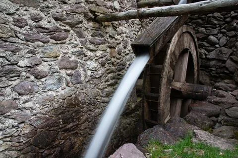 The mill wheel Stock Photos