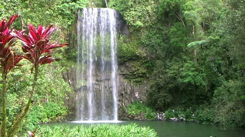 Milla milla falls Stock Footage 755779