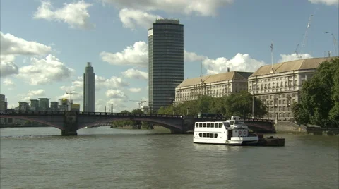 Millbank Tower Long Shot Stock Footage 43428658