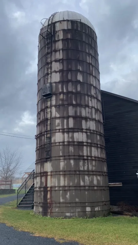 Millbrook Marsh Silo State College Stock Footage 244789159