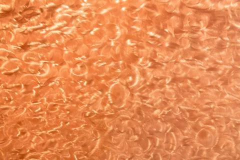 Milled copper sheet surface Stock Photos