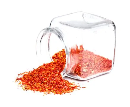 Milled red pepper Stock Photos