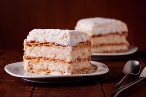 Millefeuille Stock Photos
