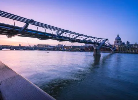 Millenium to Blackriars bridges Stock Photos