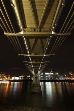 Millenium bridge Stock Photos