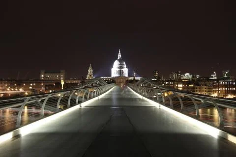 Millenium bridge Stock Photos