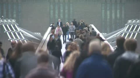 Millenium Bridge Timelapse 1 動画素材 10565140