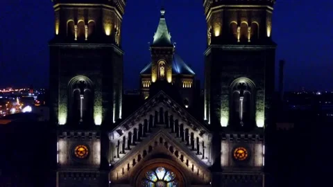 Millenium Church Timisoara, Romania Stock Footage 136045767