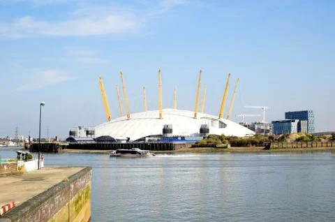 The Millenium Dome on the River Thames Photos