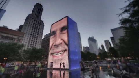 Millenium Park Timelapse 動画素材 78486176