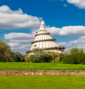 Milleniumtower with museum of science in Magdeburg, Germany Stock Photos