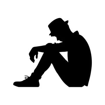 Millennial with fedora hat Stock Illustration