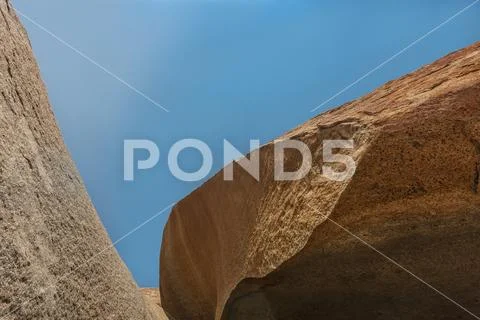 Millennial giant stones in the Iona natural park. Angola. Cunene. Stock Photos