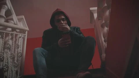 Millennial Man Checking His Phone Stock Footage 199666080