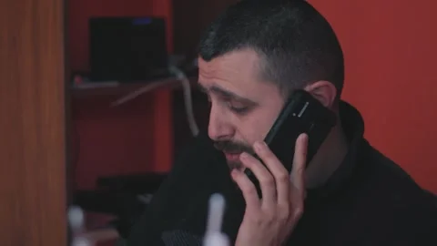 Millennial Man on Phone Stock Footage 199662161