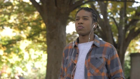 Millennial Man Slow Breathing Practice Stock Footage 121385959