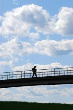 Millennial On The Move Stock Photos