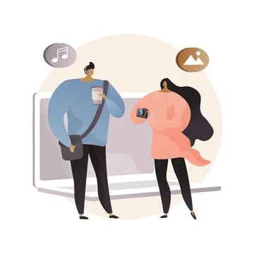 Millennials abstract concept vector illustration. 스톡 일러스트