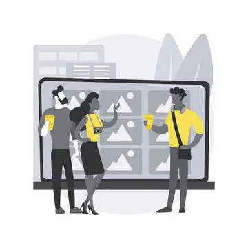 Millennials abstract concept vector illustration. Stock Illustration