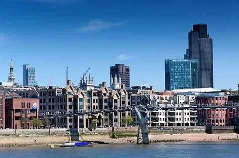 Millennium bridge Stock Photos