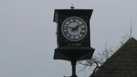 Millennium Clock Video stock 11152134