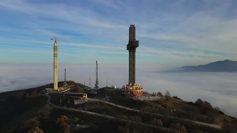 The Millennium Cross Stock Footage 145399751