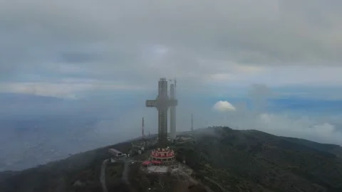 The Millennium Cross Stock Footage 145401469