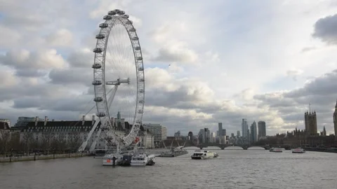 Millennium Eye Rotation Stock Footage 265904063