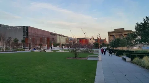 Millennium Point is a multi-use meeting complex in Birmingham Video stock 58137672