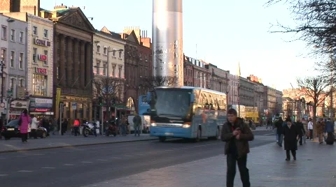 Millennium Spire, Dublin 库存影片 397036