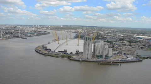 Millenuim Dome overview Stock Footage 52573820