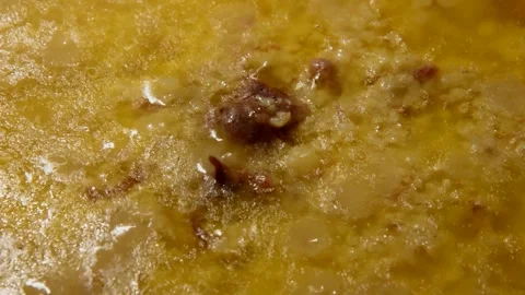 Millet with beef stew Stock Footage 252667089