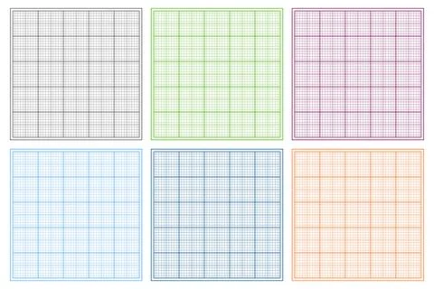 Millimeter graph paper grid. Abstract squared background. Geometric pattern for Stock Illustration