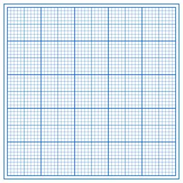 Millimeter graph paper grid. Abstract squared background. Geometric pattern for Illustrazione stock
