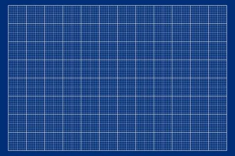 Millimeter graph paper grid. Abstract squared background. Geometric pattern for Illustrazione stock