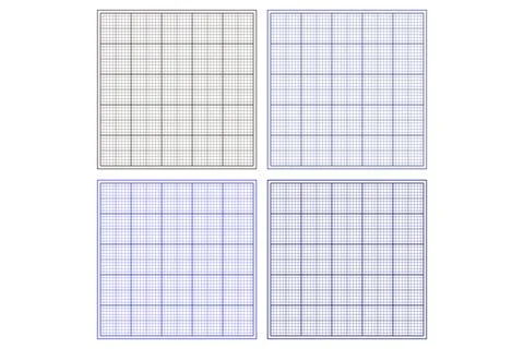 Millimeter graph paper grid. Abstract squared background. Geometric pattern for 스톡 일러스트