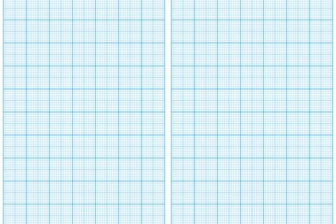 Millimeter graph paper grid. Abstract squared background. Geometric pattern for Illustrazione stock