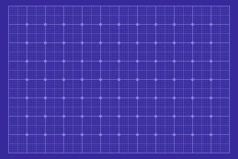 Millimeter graph paper grid. Technical and educational template for enginee.. Stockillustratie