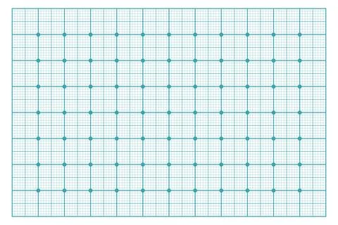 Millimeter graph paper sheet. Blueprint template. Clean lined background fo.. Stock Illustration