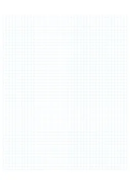 Millimeter grid on A4 size page. Divided by blue 5 mm lines. Sheet of Stock Illustration