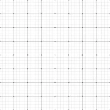 Millimeter grid. Square graph paper background. Seamless pattern. Vector illu Illustrazione stock