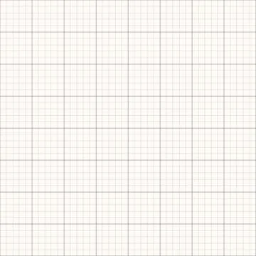 Millimeter grid. Square graph paper background. Seamless pattern. Vector illu Illustrazione stock
