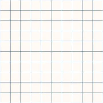 Millimeter grid. Square graph paper background. Seamless pattern. Vector illu Illustrazione stock