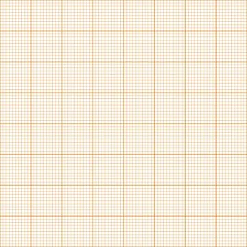 Millimeter grid. Square graph paper background. Seamless pattern. Vector illu Illustrazione stock