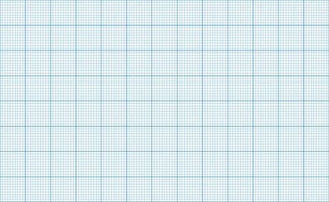 Millimeter grid. Square graph paper background. Seamless pattern. Vector illu Illustrazione stock