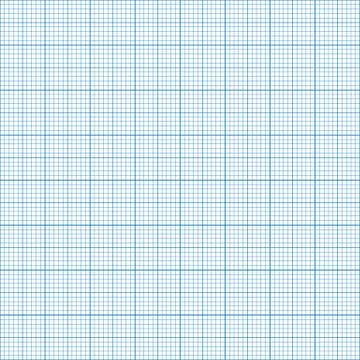 Millimeter grid. Square graph paper background. Seamless pattern. Vector illu 스톡 일러스트